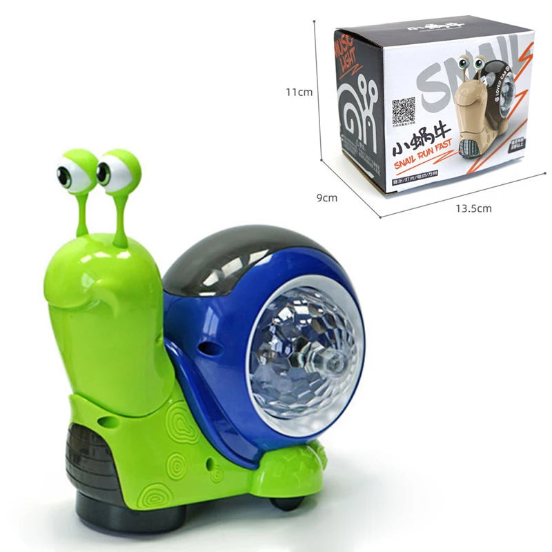 Crawling Crab & Snail Toy β Musical Light-Up Tummy Time Toy for Babies & Toddlers