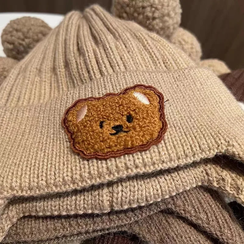 Cute Bear Ears Baby Winter Cap (Korean Style) 2-7 years