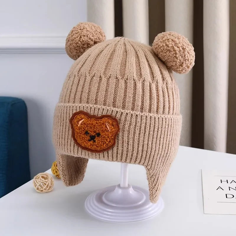 Cute Bear Ears Baby Winter Cap (Korean Style) 2-7 years