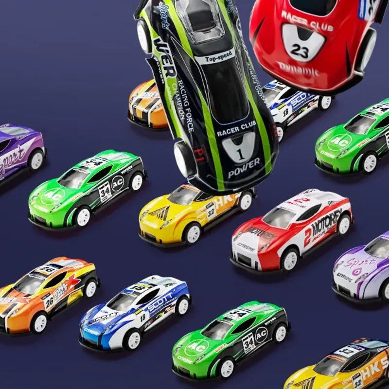 Large Deformation Transporter Truck with Folding Racing Track β Educational Car Toy for Kids