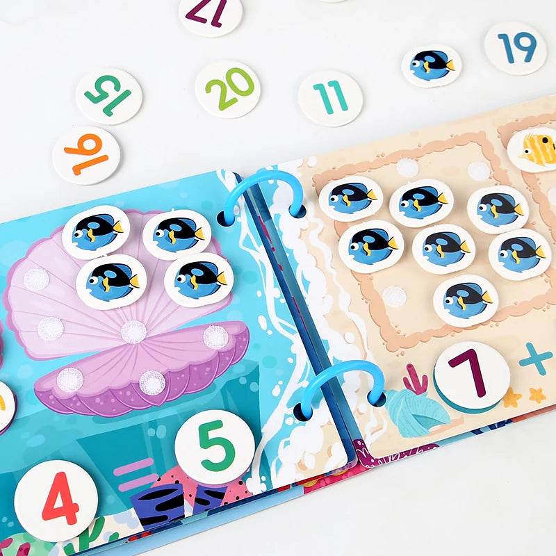 Montessori Quiet Book – DIY Scene Sticker Activity for Toddlers & Kids