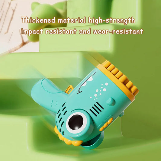 40-Hole Dinosaur Bubble Gun – Multi-Hole Outdoor Bubble Blower Toy