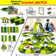 Dinosaur Race Track Toy Set – Flexible Magic Tracks with Electric Cars | Educational Climbing Puzzle Toy for Kids