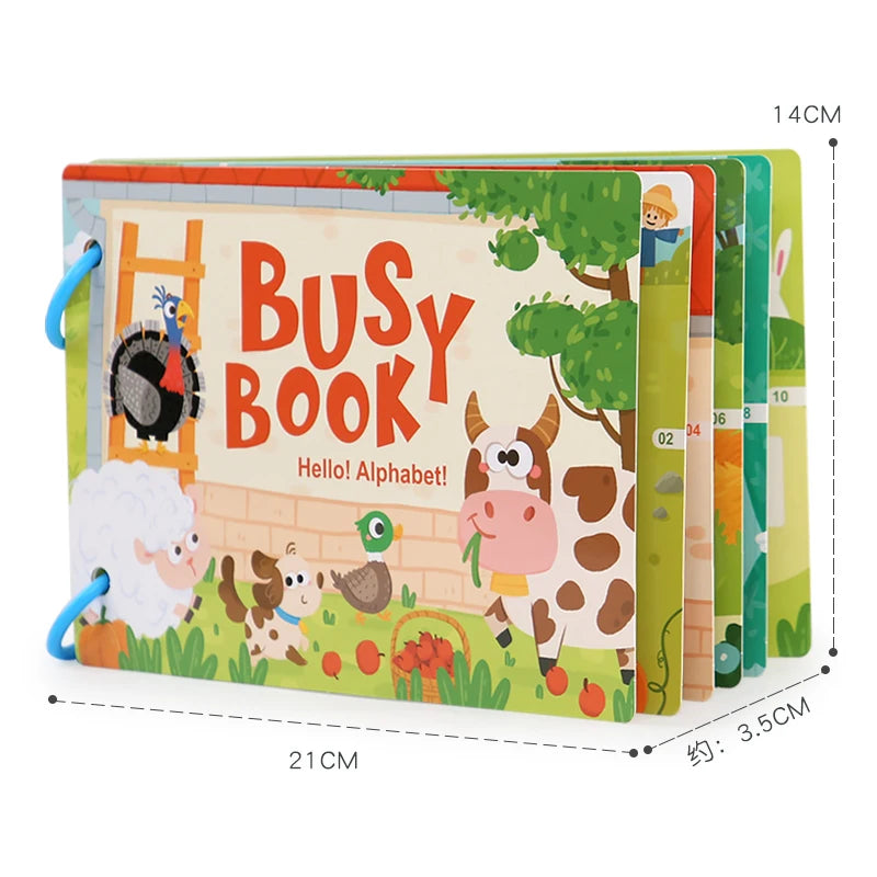 Montessori Quiet Book – DIY Scene Sticker Activity for Toddlers & Kids