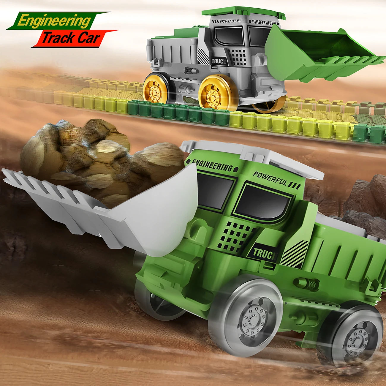 Dinosaur Race Track Toy Set – Flexible Magic Tracks with Electric Cars | Educational Climbing Puzzle Toy for Kids