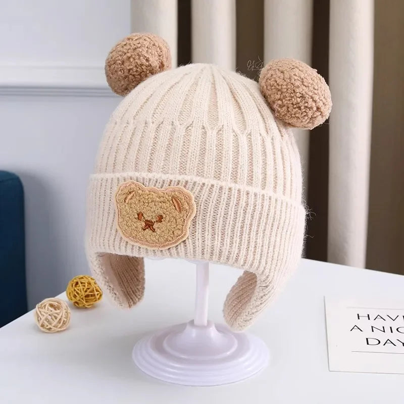 Cute Bear Ears Baby Winter Cap (Korean Style) 2-7 years