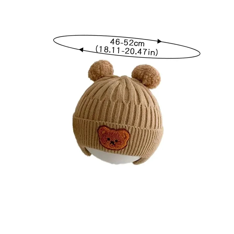 Cute Bear Ears Baby Winter Cap (Korean Style) 2-7 years