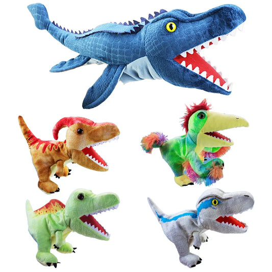 Dinosaur Hand Puppet Plush Toys – 11 Styles for Kids & Storytime Fun