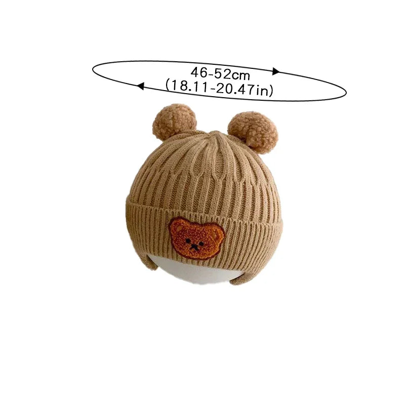 Cute Bear Ears Baby Winter Cap (Korean Style) 2-7 years