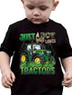 Just a Boy Who Loves Cars Boys’ T-Shirt – Classic Car Print Summer Casual Short Sleeve Top