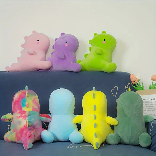 Colorful Dinosaur Plush Toy – Kawaii Squishy Soft Dino Doll for Kids & Gifts