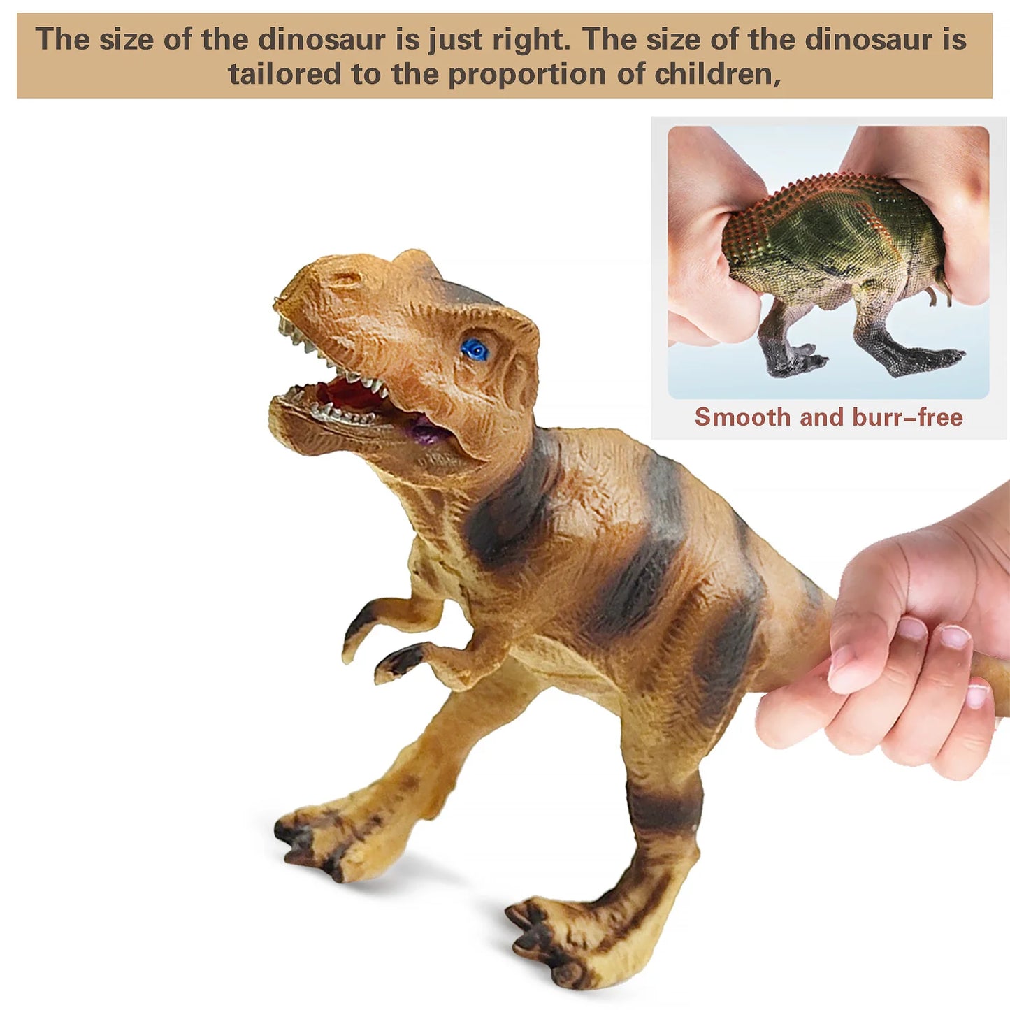 Adventure Dinosaur Train Track Set – LED Light-Up Race Cars for Kids