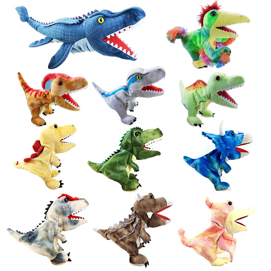 Dinosaur Hand Puppet Plush Toys – 11 Styles for Kids & Storytime Fun