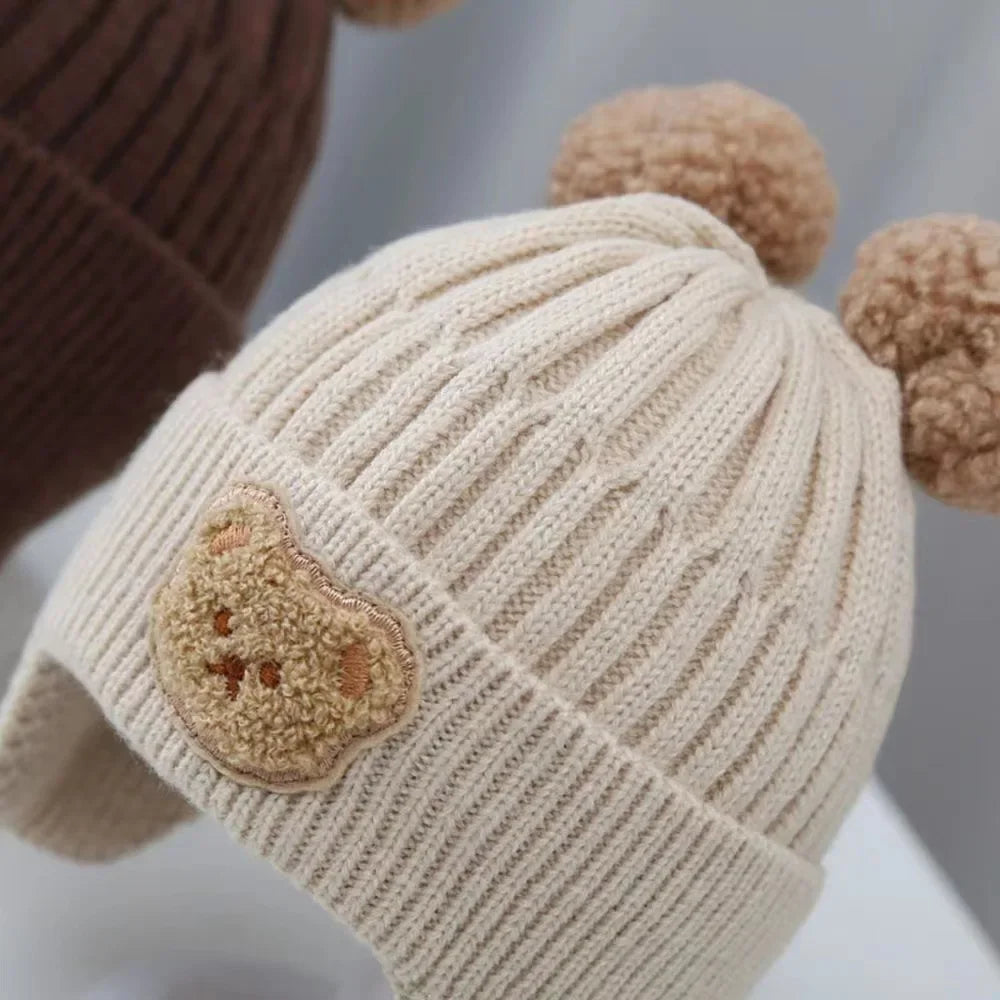 Cute Bear Ears Baby Winter Cap (Korean Style) 2-7 years