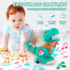 Light-Up Crawling Dinosaur Baby Toy – Musical Montessori Sensory Toy for Tummy Time & Gifts