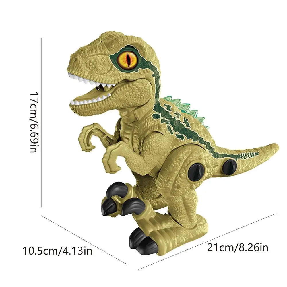 Electric Walking Spray Dinosaur – LED Light & Sound Robot Toy for Kids