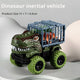 Pull Back Dinosaur Transport Truck with Dino Figures – Monster Truck Toy Set for Boys & Toddlers