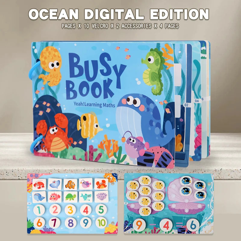 Montessori Quiet Book – DIY Scene Sticker Activity for Toddlers & Kids