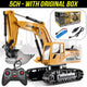 RC Excavator 1:24 Scale – 2.4GHz 6-Channel Remote Control Construction Truck Toy for Kids